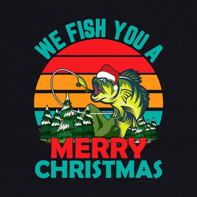 We Fish You A Merry Christmas Fishing Christmas by kasperek